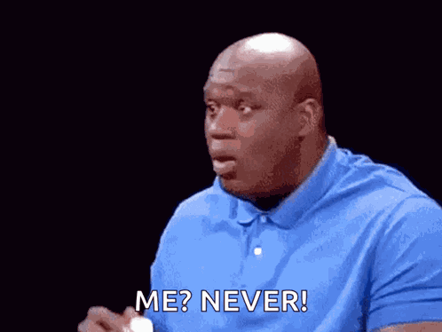 Shaquille Oneal Who Me GIF