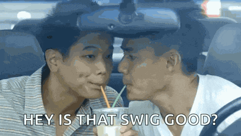 Sharing A Drink Frank GIF