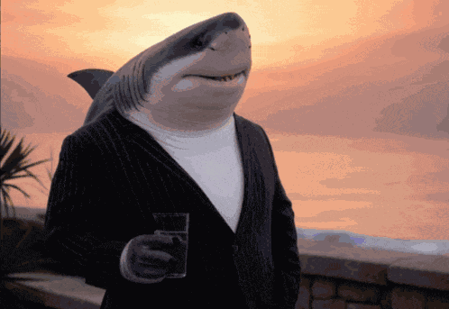 Shark Cheeseworld GIF