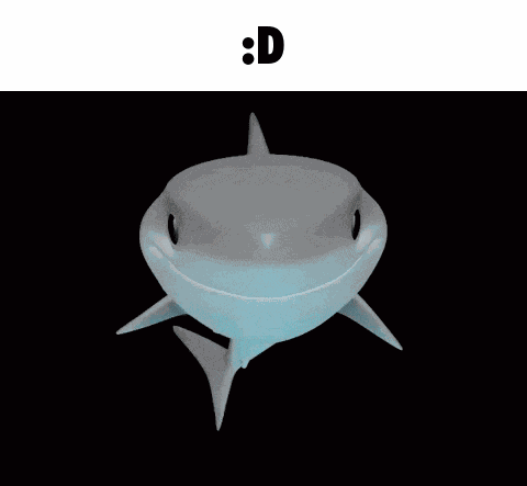 Shark Memoji Cute GIF