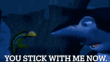 Shark Tale Video Game You Stick With Me Now GIF