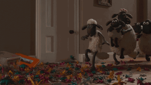 Shaun Christmas Aardman GIF