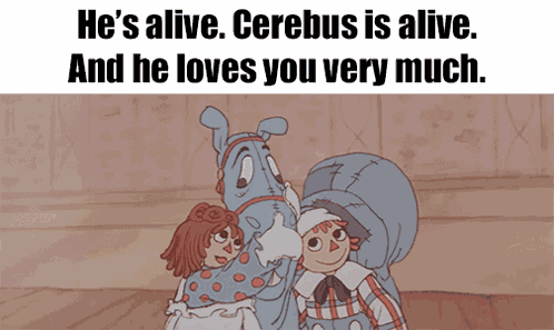 Shawn Breezy Cerebus The Aardvark GIF