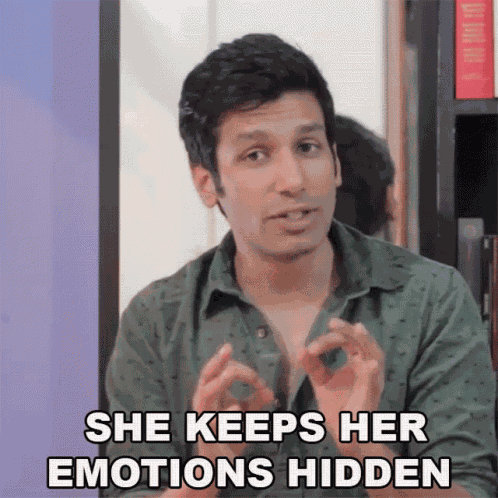 She Keeps Her Emotions Hidden Kanan Gill GIF