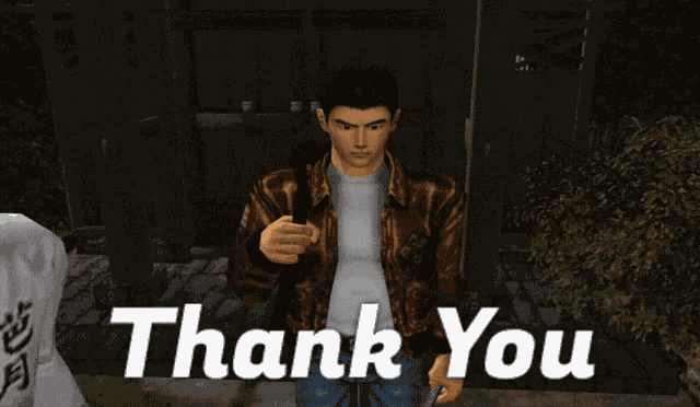 Shenmue Shenmue Thank You GIF