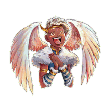Sheperd Angel Sticker