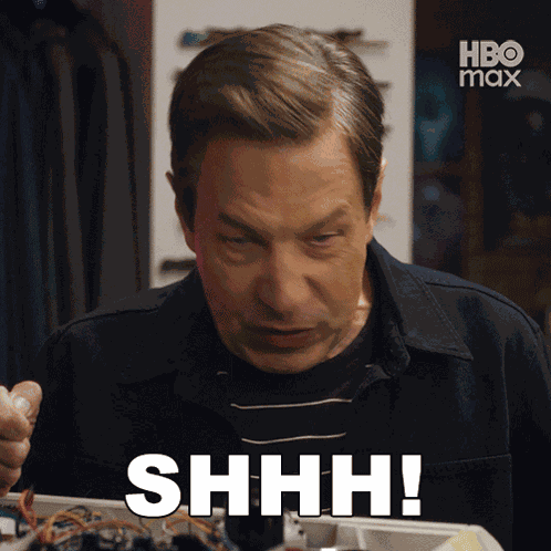 Shhh Barry Kripke GIF