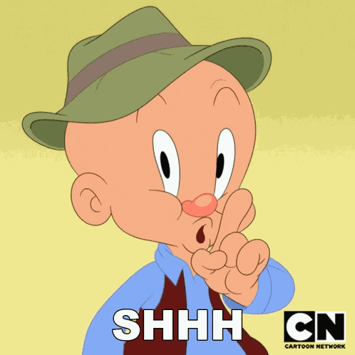 Shhh Elmer Fudd GIF