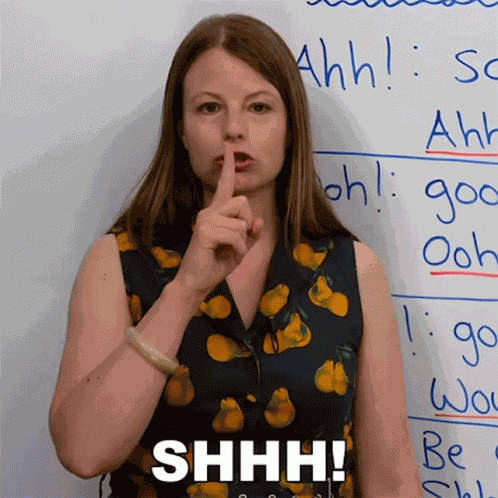 Shhh Emma GIF