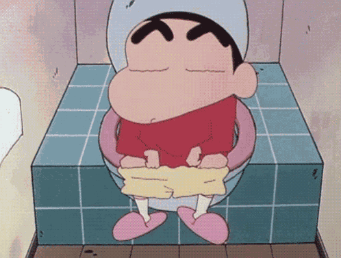 Shin Chan Cagando GIF