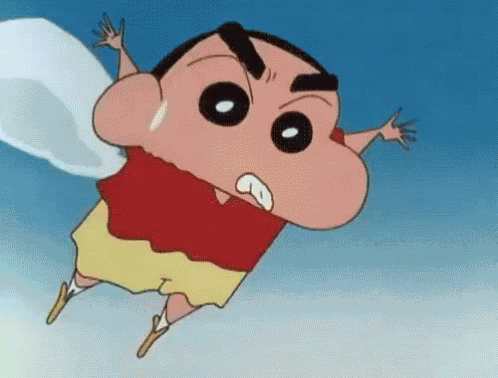 Shinchan Butt Attack GIF