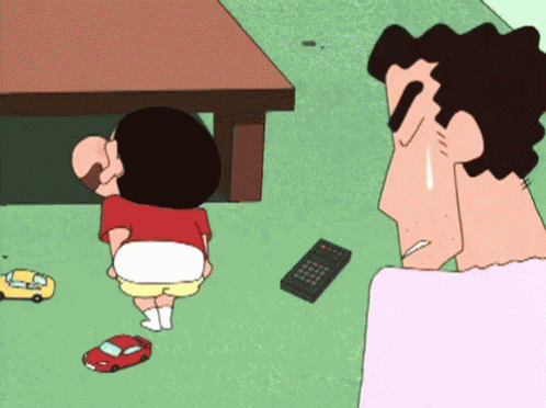 Shinchan Tease GIF
