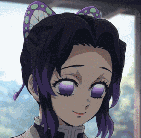 Shinobu Kocho Eye Twitch GIF