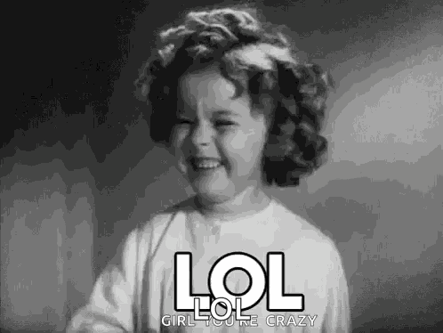 Shirley Temple Lol GIF