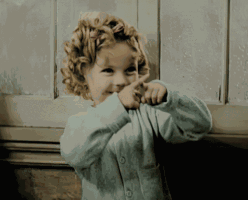 Shirley Temple Shame On You GIF