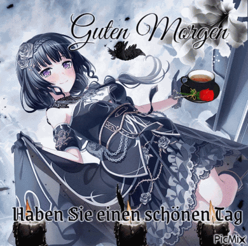 Shirokane Rinko Good Morning GIF