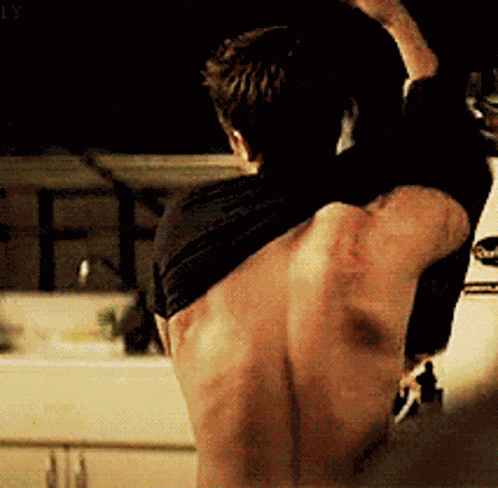 Shirtless Garrett Hedlund GIF