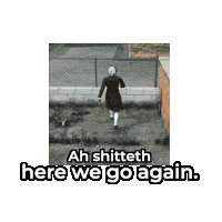 Shitteth Colonial Man Sticker