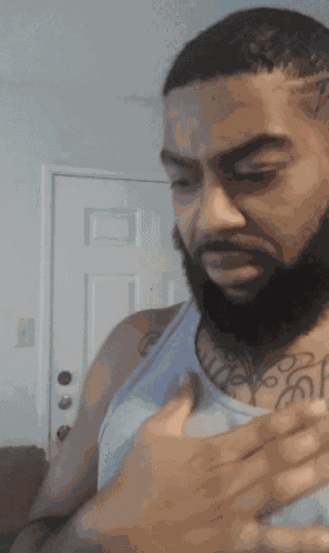 Shocked Clutch Pearls GIF