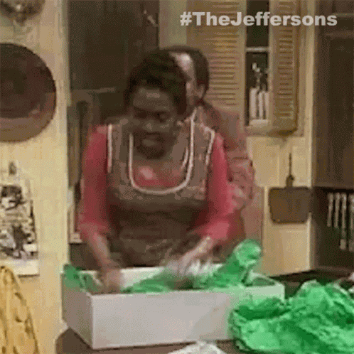 Shocked George Jefferson GIF