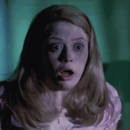 Shocked Megan GIF