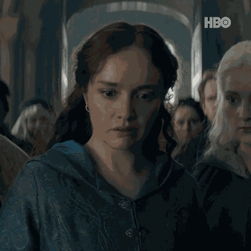 Shocked Queen Alicent Hightower GIF