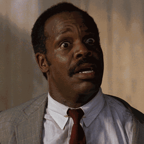 Shocked Roger Murtaugh GIF