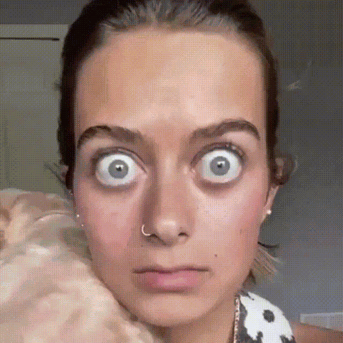 Shocked Wide Eyes GIF