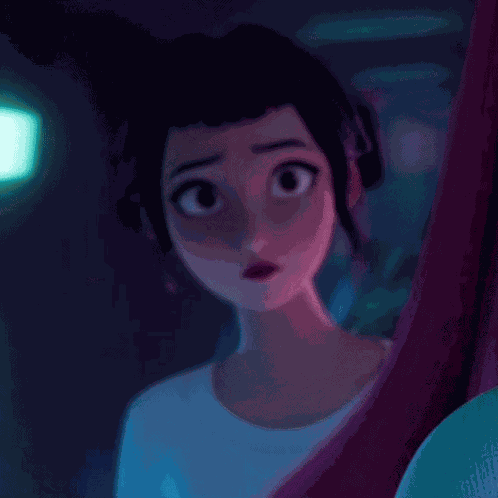 Shocked Zoey GIF