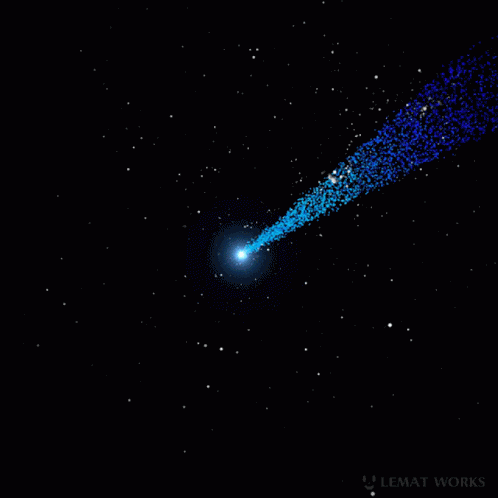 Shooting Star Galaxy GIF