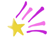 Shooting Star Sticker