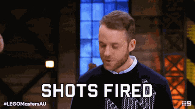 Shots Fired Hamish Blake GIF
