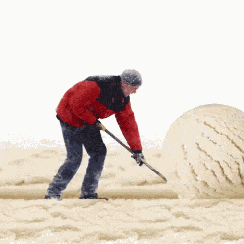 Shovelling My Balls Off Forever Shovelling GIF