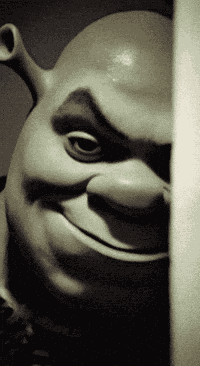 Shrek Smirk GIF