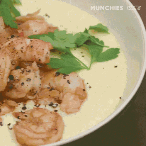 Shrimp And Grits Yummy GIF