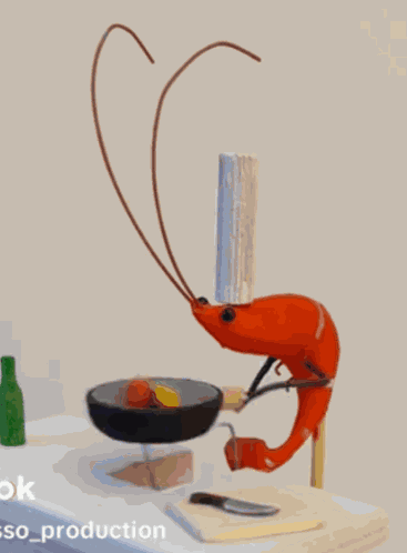 Shrimp Cooking GIF