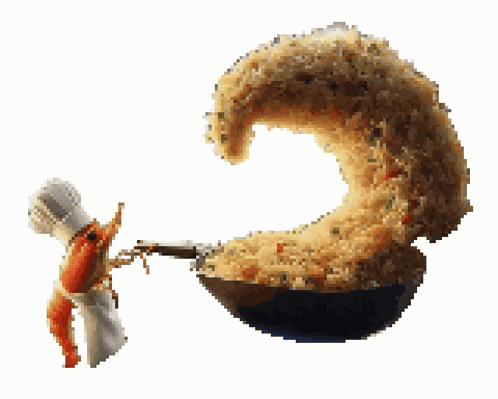 Shrimp Working GIF