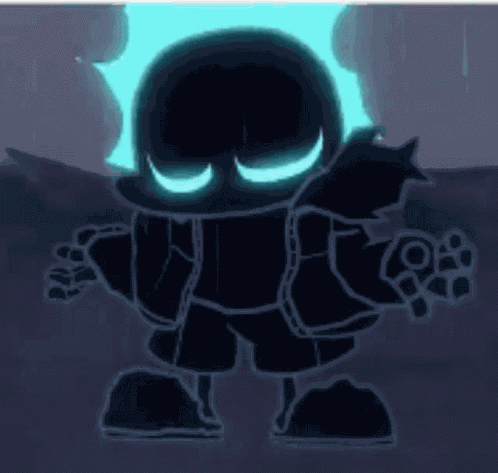 Shrug Nightmare Sans GIF