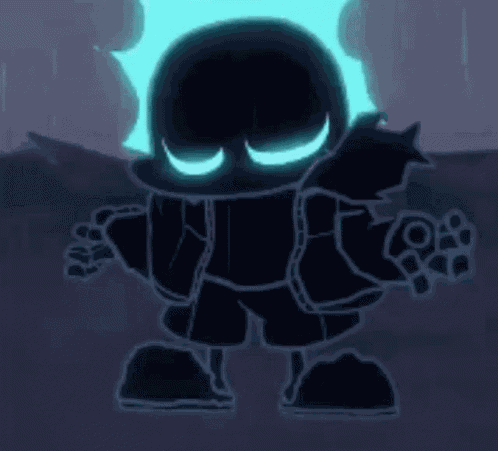 Shrug Nightmare Sans GIF