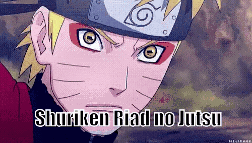 Shuriken Riad No Jutsu Anime GIF