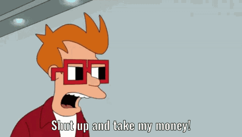 Shut Up And Take My Money Call Options GIF