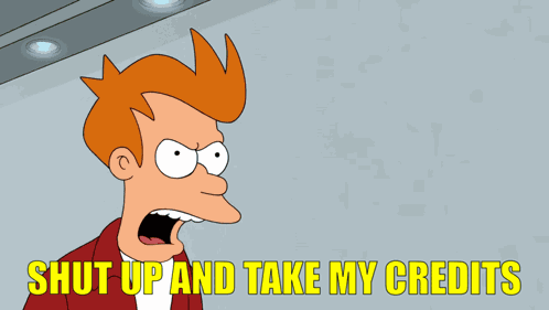 Shut Up And Take My Money Fry GIF
