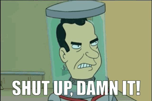 Shut Up Futurama GIF