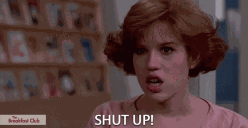 Shut Up Quiet GIF
