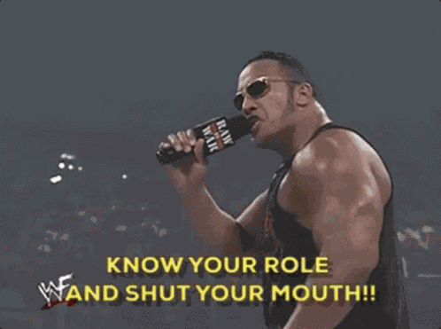 Shut Your Mouth Rock GIF