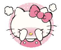 Shy Blushing Sticker
