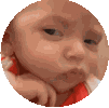 Side Eye Baby Stare Sticker