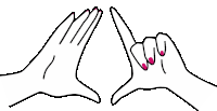 Sign Gesture Sticker