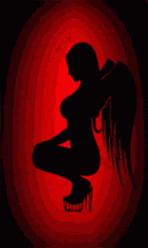 Silhouette Angel GIF