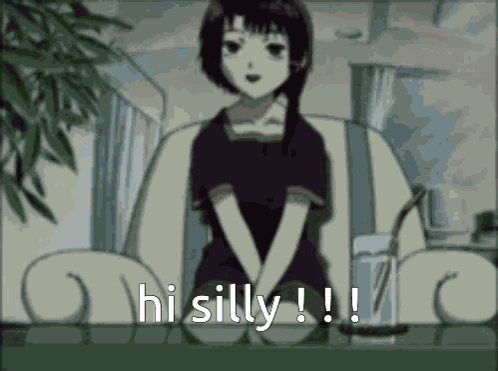 Silly Lain GIF